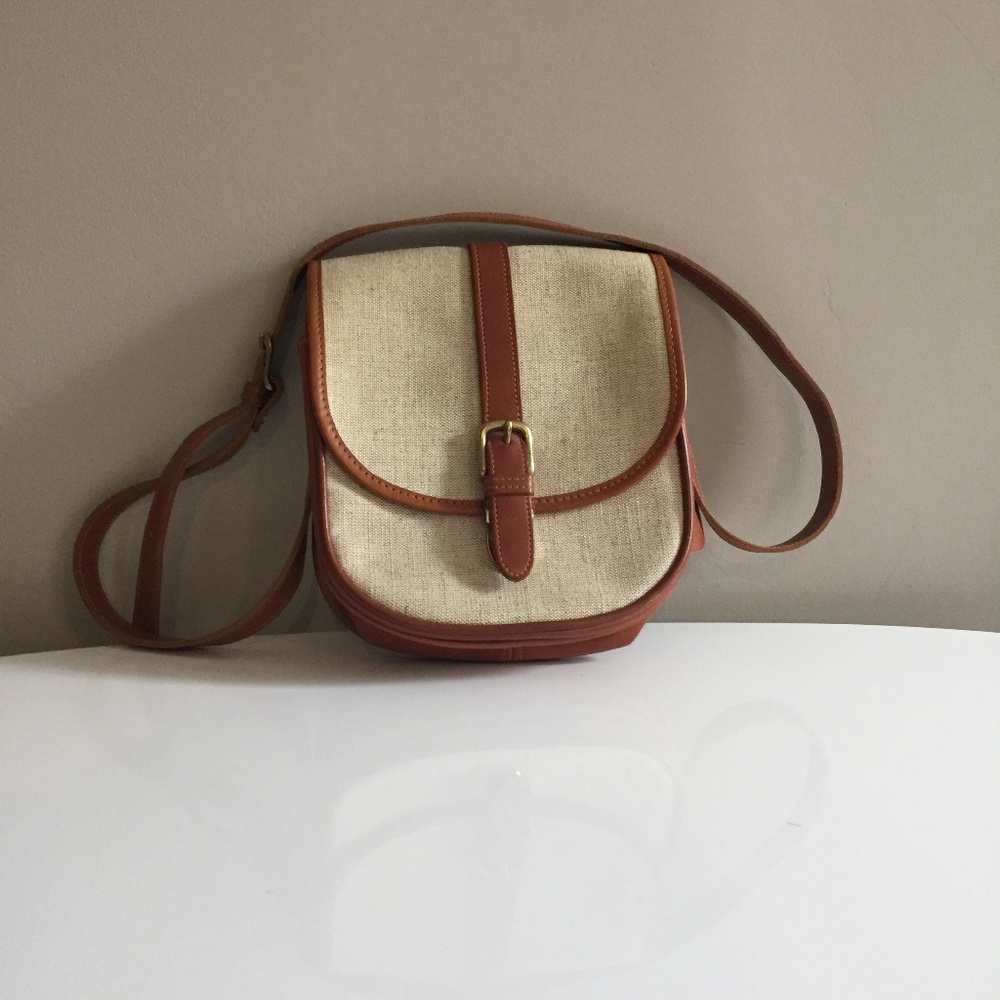 canvass leather OTIS cross body bag - classic